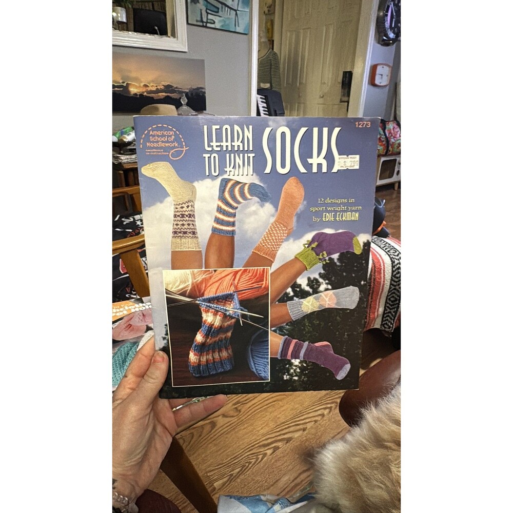 Learn to Knit Socks by Edie Eckman American School of Needlework 1273